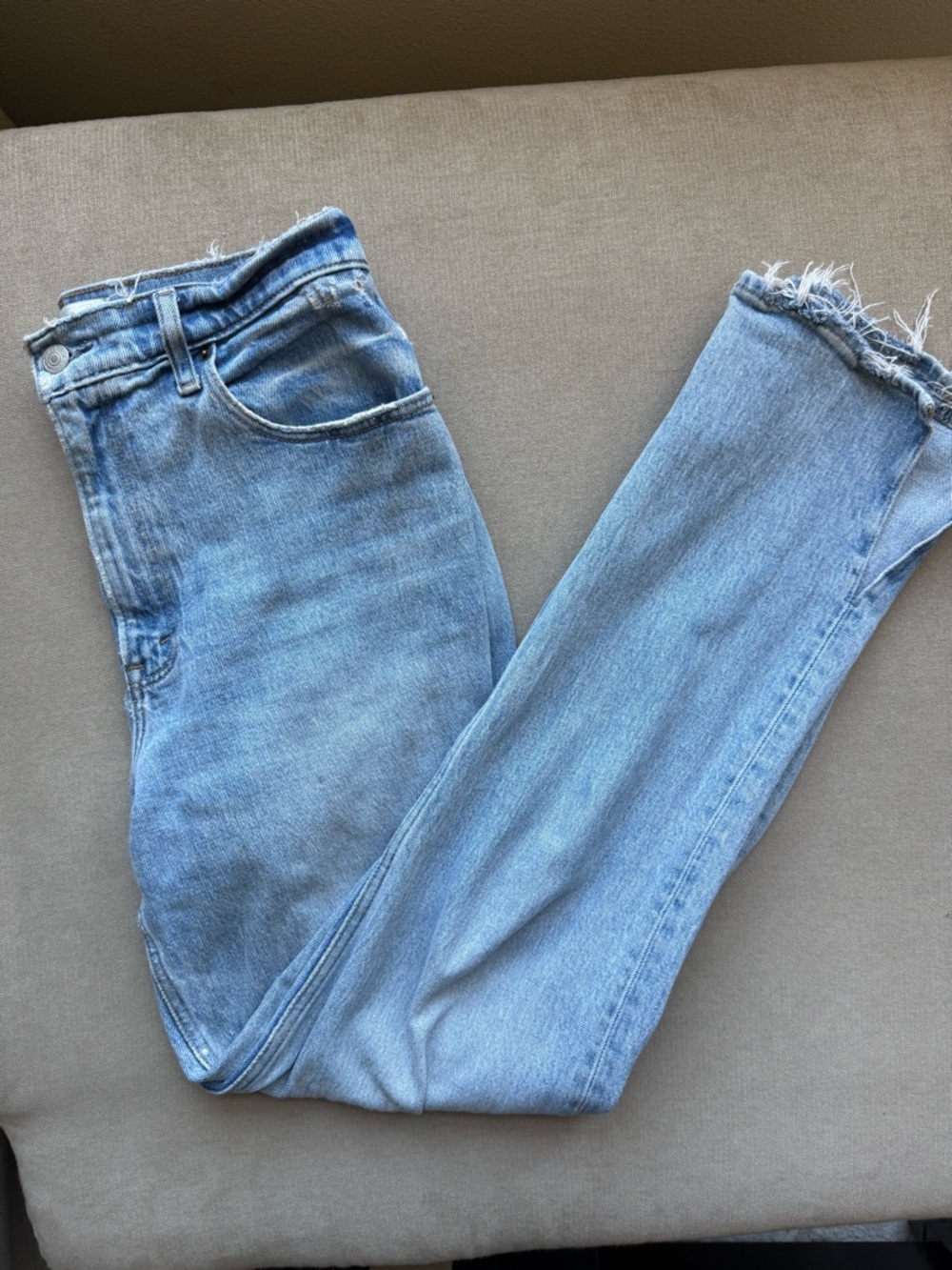 Abercrombie & Fitch Light Blue High-Rise Women's Jeans
